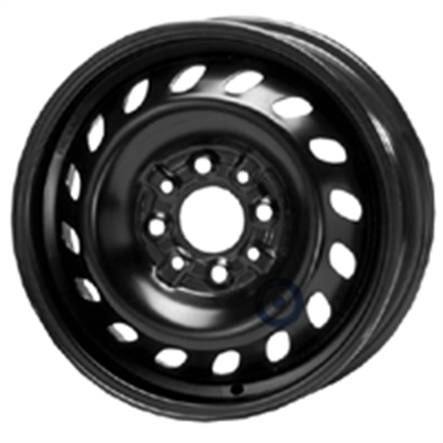 122684 STÅL 3450 Stålfælg 5x13 4x98 ET33 MWD 13072 / GIA R1-1280 / ALC 3450 / SRD 133483 / KPZ FL513009 - RESTPARTI Stålfælge