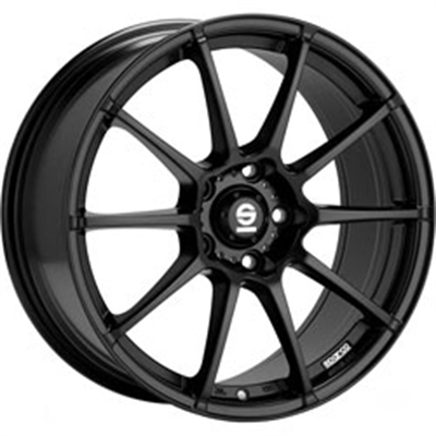186058 SPA AGB 7517511445 Sparco Assetto Gara  fælg, 7.5x17 ET45, 114.30/5, Ø73, Matt black Sparco