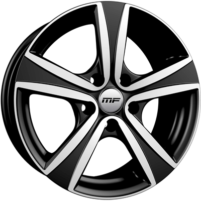 199183 GMP AGB 6015511442 Gmp Argon  fælg, 6x15 ET40, 114.30/5, Ø67, Black Polished - RESTPARTI EW