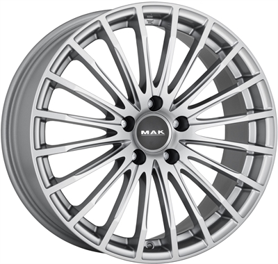 202238 MAK SLS 9018511250 Mak Starlight  fælg, EH2+ 9x18 ET50, 112.00/5, Ø66.5, Silver MAK