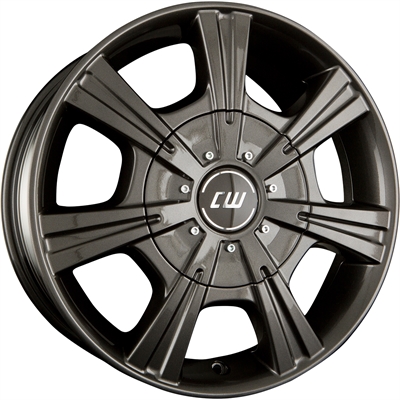 250607 BOR CHM 7517512055B Borbet Ch fælg, 7.5x17 ET55, 120.00/5, Ø65, mistral anthracite glossy Borbet