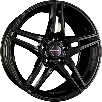 250935 BOR XRT12 851951122B Borbet Xrt  fælg, 8.5x19 ET21, 112.00/5, Ø66.5, black glossy Borbet