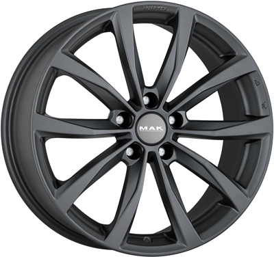 461594 MAK WOLF 8020511241B Mak Wolf  fælg, 8x20 ET41, 112.00/5, Ø57.1, Matt titan - INCL. OE MG CAP - RESTPARTI MAK
