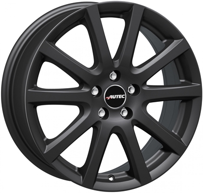 253153 AUT SK3 7518511448 Autec Skandic fælg, 7.5x18 ET48, 114.30/5, Ø70, matt black Autec