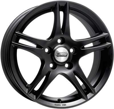 424486 CMS C9MB 6515511445 Cms C9  fælg, 6.5x15 ET45, 114.30/5, Ø67, matt black CMS