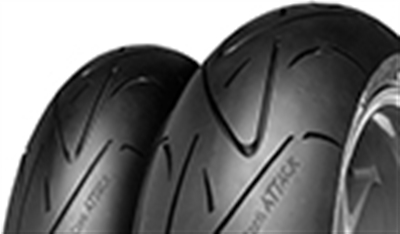 288851 180/55-17 CON 41 180/55 ZR 17 (73 W) TL Continental Sportattack Rear Continental 180/55 ZR 17 (73 W) TL
