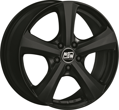 322088 MSW 19MA 7016511445 Msw 19   fælg, 7x16 ET45, 114.30/5, Ø73, matt black MSW