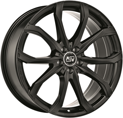 310566 MSW 48MA 8019511445 Msw 48 fælg, 8x19 ET45, 114.30/5, Ø73, matt black MSW
