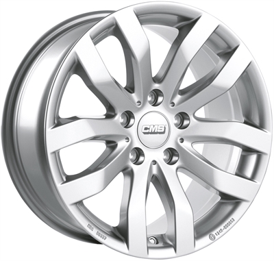 312868 CMS C22R 6516511440 Cms C22 fælg, 6.5x16 ET40, 114.30/5, Ø67, racing silver CMS