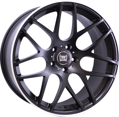 265638 SOL XMS 10521511220B Soleil Lxm-1   fælg, 10.5x21 ET20, 112.00/5, Ø66.3, dull black / polish Soleil