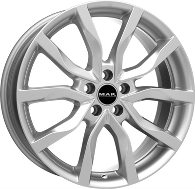 222846 MAK HIGH03 6516510D Mak Highlands  fælg, H2 6.5x16 ET45, 108.00/5, Ø72, silver MAK