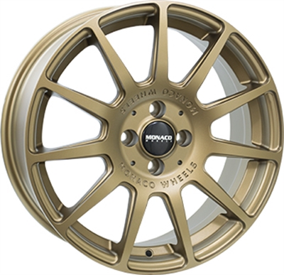 334831 MC MO16 7017510035 Monaco Rallye fælg, 7x17 ET35, 100.00/5, Ø57, dull bronze Monaco
