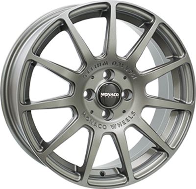 334766 MC MO1 7017410040 Monaco Rallye fælg, 7x17 ET40, 100.00/4, Ø73, gunmetal dull Monaco