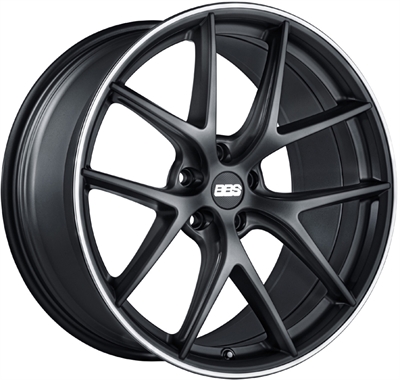 408784 BBS CI1 10019511225 BBS CI-R fælg, 10x19 ET25, 112.00/5, Ø82, satin black BBS