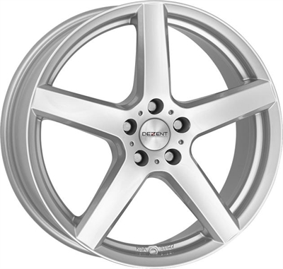 409916 DEZ TY1 8018511445 DEZENT TY fælg, 8x18 ET45, 114.30/5, Ø71.6, silver Dezent