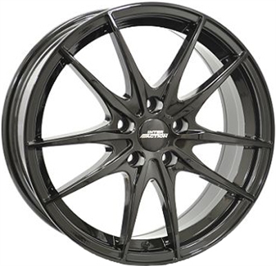 420056 IA ZO1 6516511442 Interaction Zodiac fælg, 6.5x16 ET42, 114.30/5, Ø67, gloss black InterAction