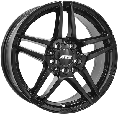 412891 ATS MI 7516511245B Ats Mizar fælg, 7.5x16 ET45, 112.00/5, Ø66.6, diamond black ATS