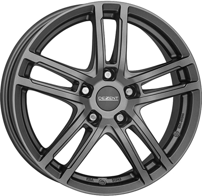 421787 DEZ TZG 6516511440B Dezent TZ fælg, 6.5x16 ET40, 114.30/5, Ø66, graphite matt Dezent