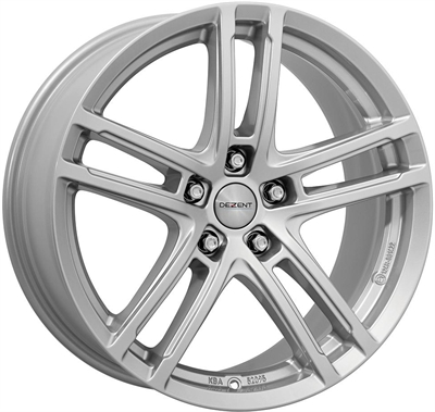 432942 DEZ TZCS 8018510842B Dezent TZ-C fælg, 8x18 ET42, 108.00/5, Ø63.3, silver Dezent