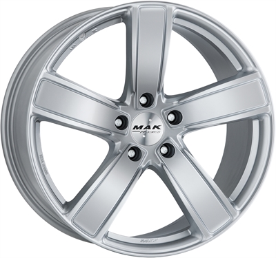 423121 MAK TFS 10520511219 MAK Turismo-D-FF fælg, H2 10.5x20 ET19, 112.00/5, Ø66.45, silver MAK