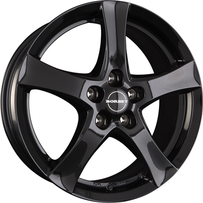 249690 BOR FB 6516410825B Borbet F  fælg, 6.5x16 ET25, 108.00/4, Ø65, black glossy Borbet