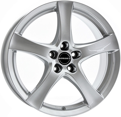 249299 BOR F 6516410825B Borbet F  fælg, 6.5x16 ET25, 108.00/4, Ø65, brilliant silver Borbet