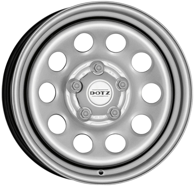184110 DOT MOD 7016512030 Dotz Modular  fælg, 7x16 ET30, 120.00/5, Ø65, Silver Dotz