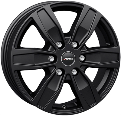 455241 AUT Q6B 7017511860B Autec Quantro 6 fælg, 7x17 ET60, 118.00/5, Ø71, black matt Autec