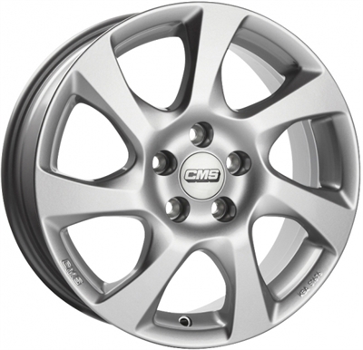 441750 CMS C24S 6516511445 CMC C24 fælg, 6.5x16 ET45, 114.30/5, Ø67, silver CMS