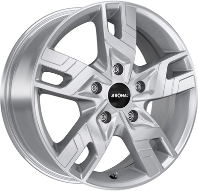 430839 RON R64R3S 7017516 Ronal R64 R3 fælg, 7x17 ET53, 160.00/5, Ø65, silver Ronal