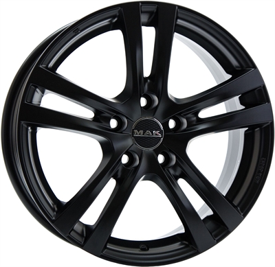 222586 MAK ZEB 8018511239 Mak Zenith  fælg, H2 8x18 ET39, 112.00/5, Ø66.6, mat black MAK