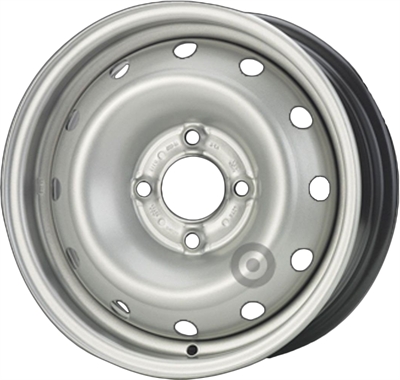 122835 STÅL 6395 Stålfælg 5.5x14 4x108 ET24 MWD 14073 / GIA R1-1278 / ALC 6395 / SRD 143656 / KPZ PS614002 Stålfælge