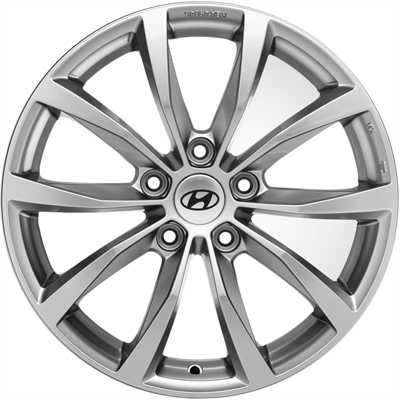 433644 ALU HYU S1400ADE07 Hyundai Andong S1400ADE07 fælg, 7x17 ET47, 114.30/5, Ø67, Silver (inkl. kapsel) Hyundai