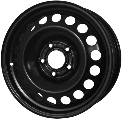 442571 STÅ OPE 13259234 Stålfælg 13259234, 6.5x16 5x105 ET39 CB56.6 OEM Original stålfælg - Black Stålfælge