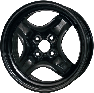 434207 STÅ OPE 95185126 Stålfælg 995185126, 6.0x15 4x100 ET39 CB56,6 OEM Original hybrid stålfælg - Black Stålfælge
