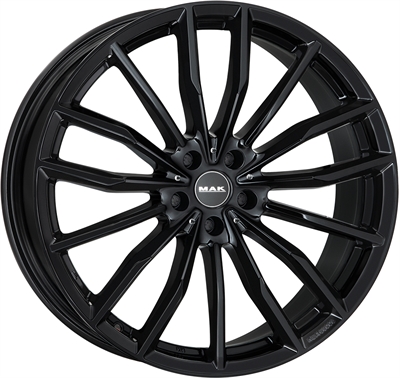 436331 MAK RAPBD 10521511 Mak Rapp D fælg, H2 10.5x21 ET43, 112.00/5, Ø66.6, gloss black MAK