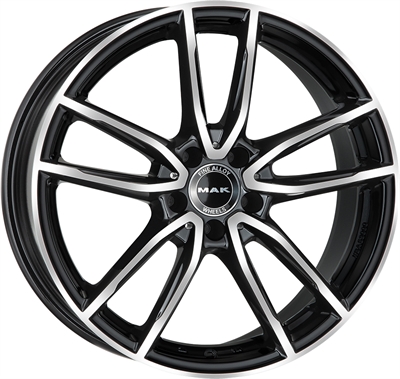 435341 MAK EVB 9021511253 Mak Evo fælg, H2 9x21 ET53, 112.00/5, Ø66.6, black mirror MAK