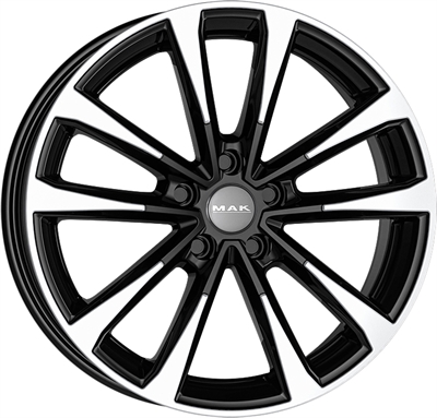 435985 MAK MAI 8019511243 Mak Main fælg, H2 8x19 ET43, 112.00/5, Ø57, black mirror MAK