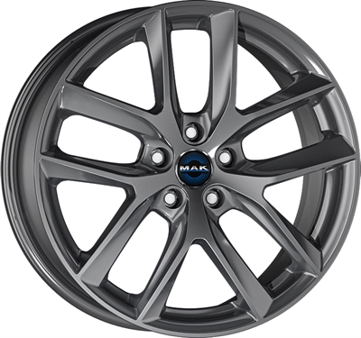 484665 MAK VOLS 8518511438 Mak Voltage fælg, 8.5x18 ET38, 114.30/5, Ø64, Gloss gun metallic MAK