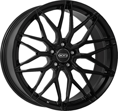 437898 DOT SUB 8519510845 Dotz Suzuka fælg, 8.5x19 ET45, 108.00/5, Ø70, black Dotz