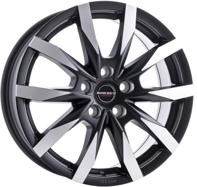 438348 BOR CW5BP 751851124 Borbet CW5 fælg, 7.5x18 ET48, 112.00/5, Ø66.6, black polished matt Borbet