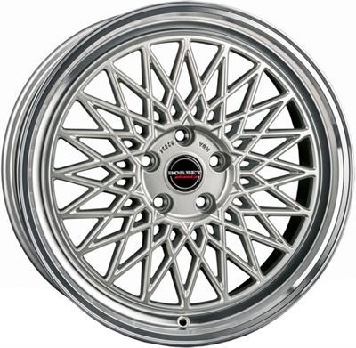 438265 BOR BSP 8018511440 Borbet B fælg, 8x18 ET40, 114.30/5, Ø72.6, silver rim polished Borbet