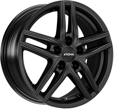 465475 RON R65R3D 6516510D Ronal R65 R3 fælg, 6.5x16 ET40, 108.00/5, Ø76, dull black Ronal