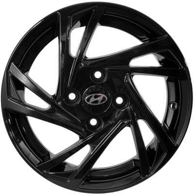 439504 ALU HYU K7400ADB00BK Hyundai K7400ADB00BK fælg, 5.5x14 ET42, 100.00/4, Ø54, Black (inkl. kapsel) Hyundai