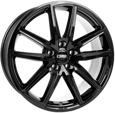441997 CMS C30B 7017511440B CMS C30 fælg, 7x17 ET40, 114.30/5, Ø66, gloss black CMS
