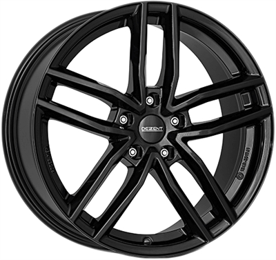 442169 DEZ TRB 7017511440 Dezent TR fælg, 7x17 ET40, 114.30/5, Ø71.6, black Dezent