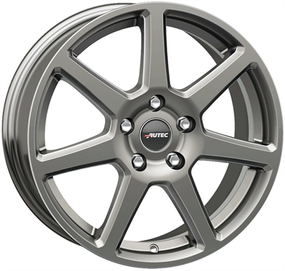 450353 AUT TNT 6516511440 Autec Tallin fælg, 6.5x16 ET40, 114.30/5, Ø70, titanium silver Autec