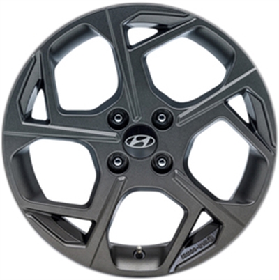 450660 ALU HYU Q0400ADE06GR Hyundai Sinan Q0400ADE06GR fælg, 6x16 ET50, 100.00/4, Ø54, Graphite Hyundai
