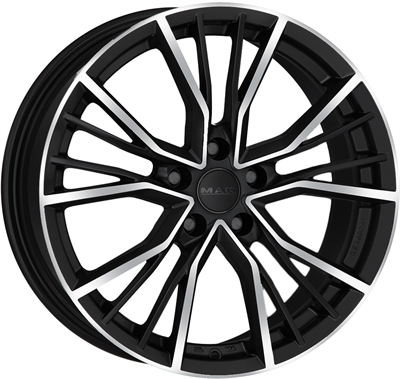 436438 MAK UNBM 9020511238 Mak Union fælg, H2 9x20 ET38, 112.00/5, Ø66.45, black mirror MAK