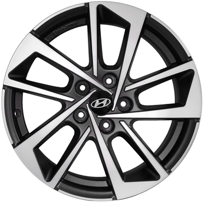 450664 ALU HYU N7400ADE07BC Hyundai N7400ADE07 fælg, 7x17 ET43, 114.30/5, Ø67, Bi-colour Hyundai